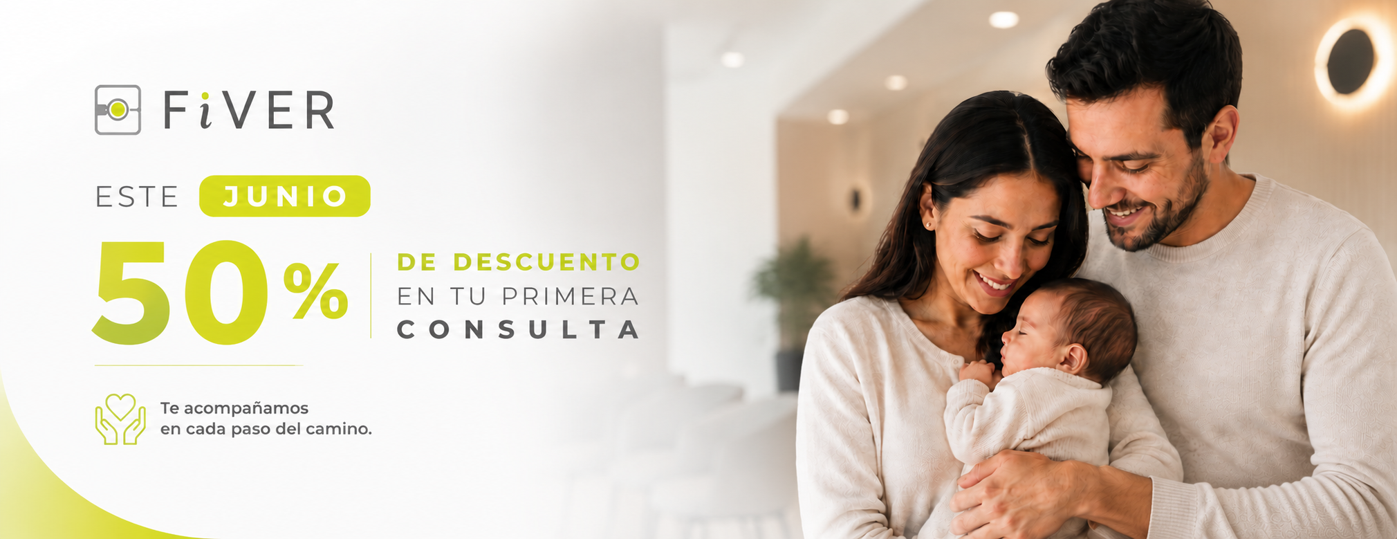 50% de descuento en primera consulta Junio 2026
